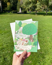 Load image into Gallery viewer, Greeting Card: Love in the Park
