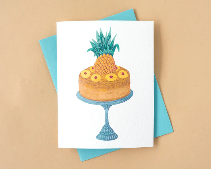 Greeting Card: Pineapple Upside Down Cake