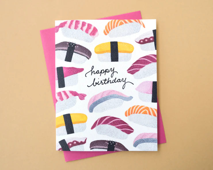 Greeting Card: Nigiri Happy Birthday