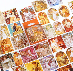 Sticker Pack: Mini Sticker Boxes - Famous Artists