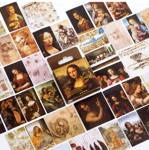 Sticker Pack: Mini Sticker Boxes - Famous Artists