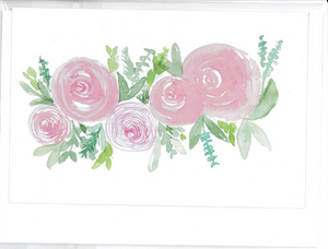 Greeting Card: Watercolour Florals