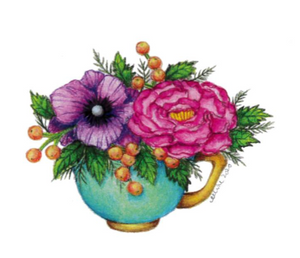 Greeting Card: Mother's Day Teacup