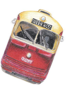 Sticker: TTC Queen West Streetcar