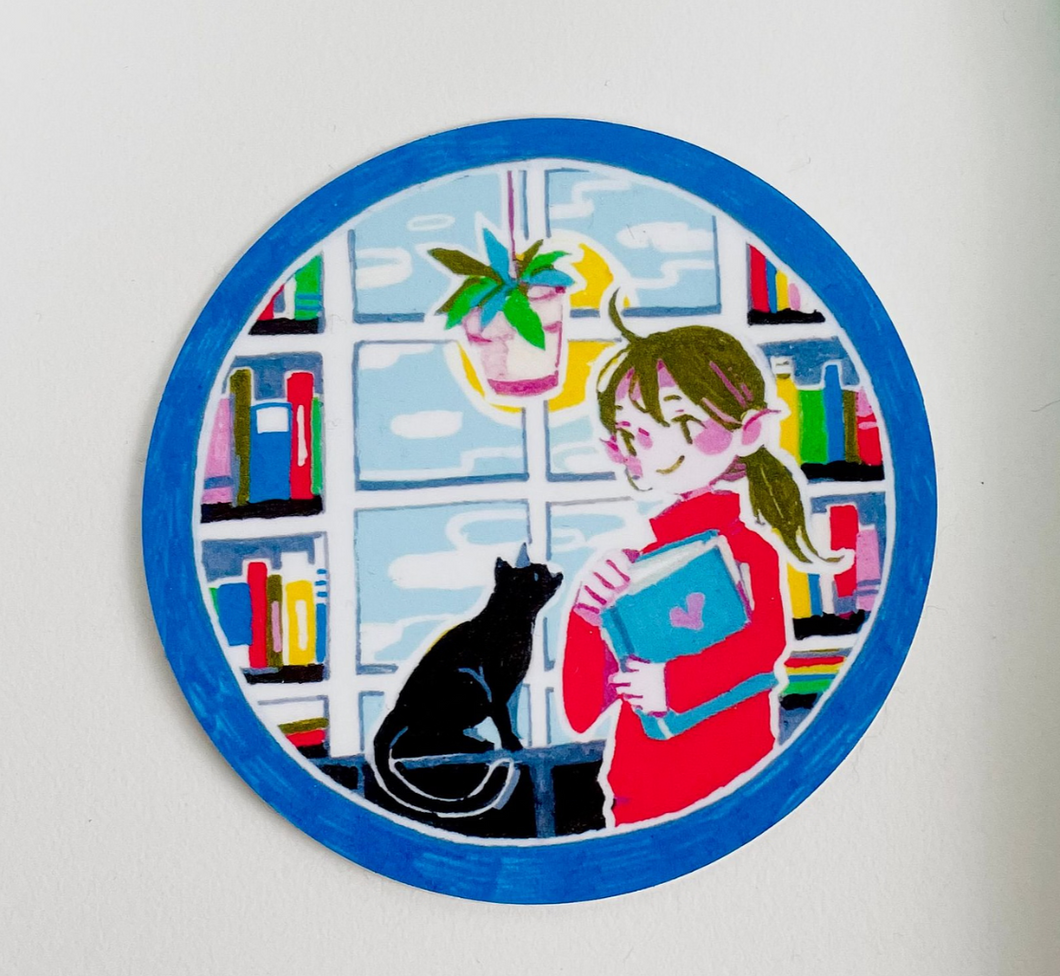 Sticker: Reading Nook Friends