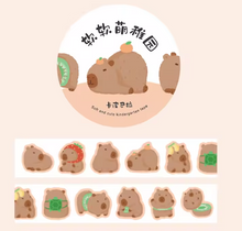 Load image into Gallery viewer, Washi Tape: Pre-Cut Cute Cartoon Animals
