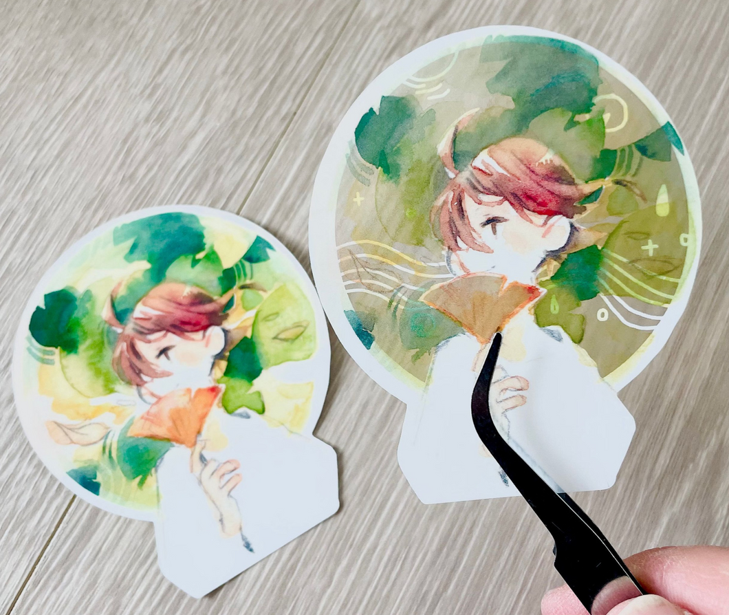 Sticker: Ginkgo Lily