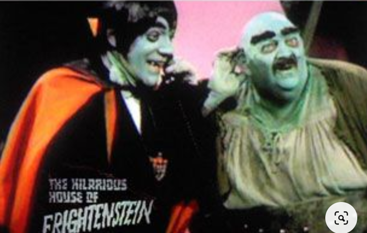 Postcard: THE HILARIOUS HOUSE OF FRIGHTENSTEIN