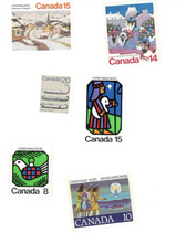 Load image into Gallery viewer, Canadian Postage: Vintage Holiday Pack (DOMESTIC)
