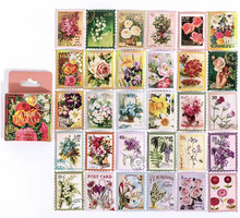 Load image into Gallery viewer, Sticker Pack: Mini Sticker Boxes (Die Cut Stamp-Style)
