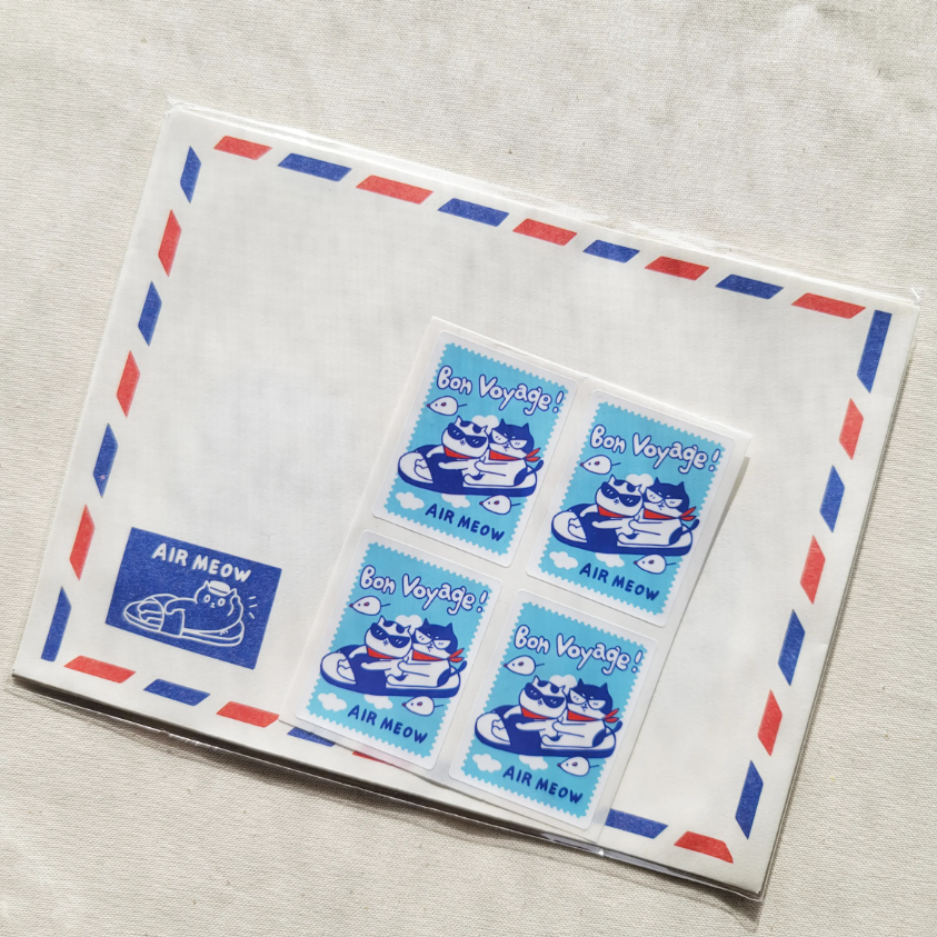 Envelope Set: Bon Voyage