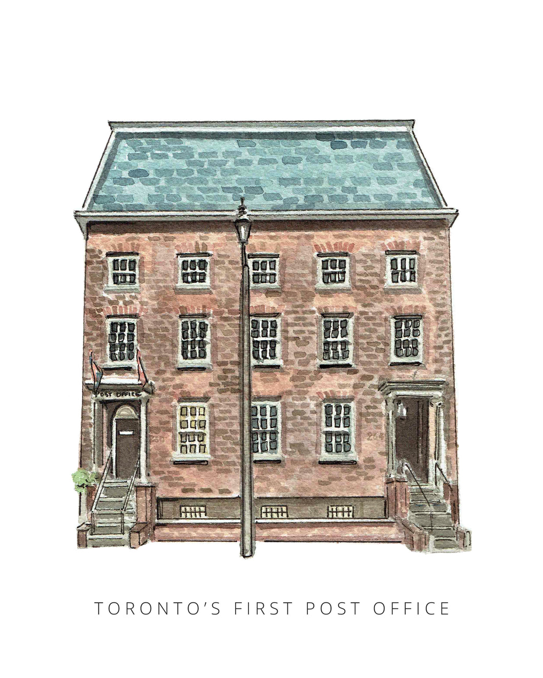 Print: Toronto's First Post Office