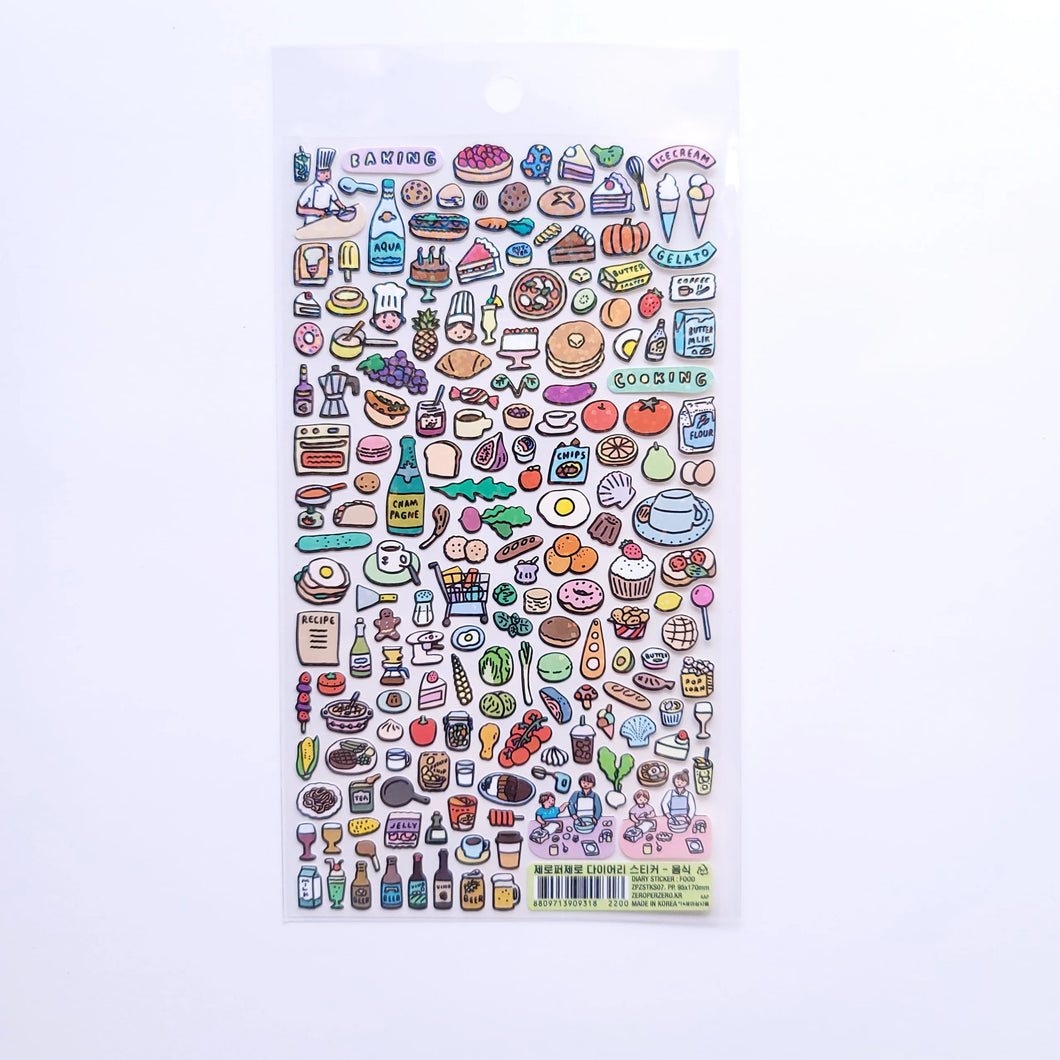 Sticker Sheet: Food Sticker Sheet