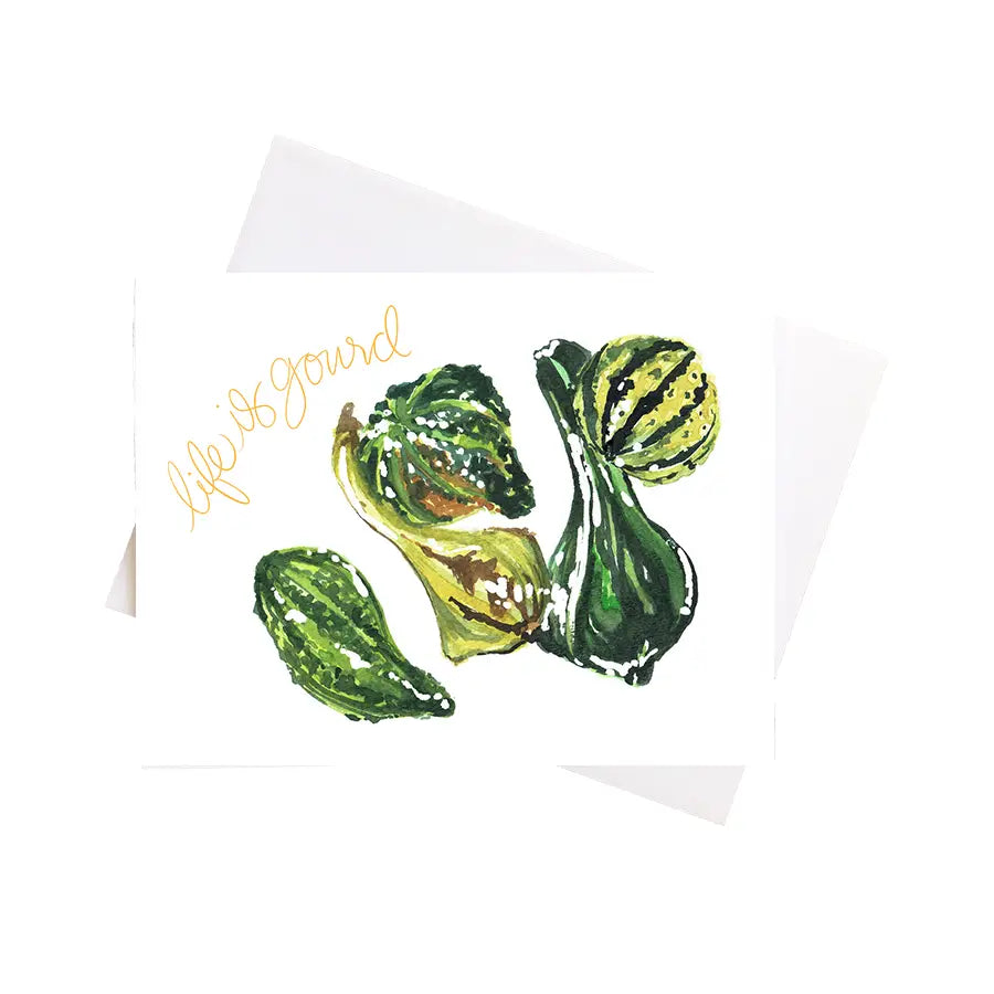 Greeting Card: Life is Gourd