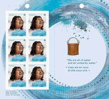 Load image into Gallery viewer, Canadian Postage: 2024 Indigenous Leaders – Josephine Mandamin Stamps
