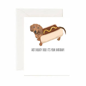 Greeting Card: Hot Diggity Dog!