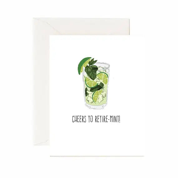 Greeting Card: Retire-mint!