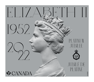 Canadian Postage: 2022 Queen Elizabeth II: Platinum Jubilee Domestic Stamps