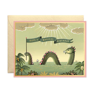 Greeting Card: Sea Monster Birthday