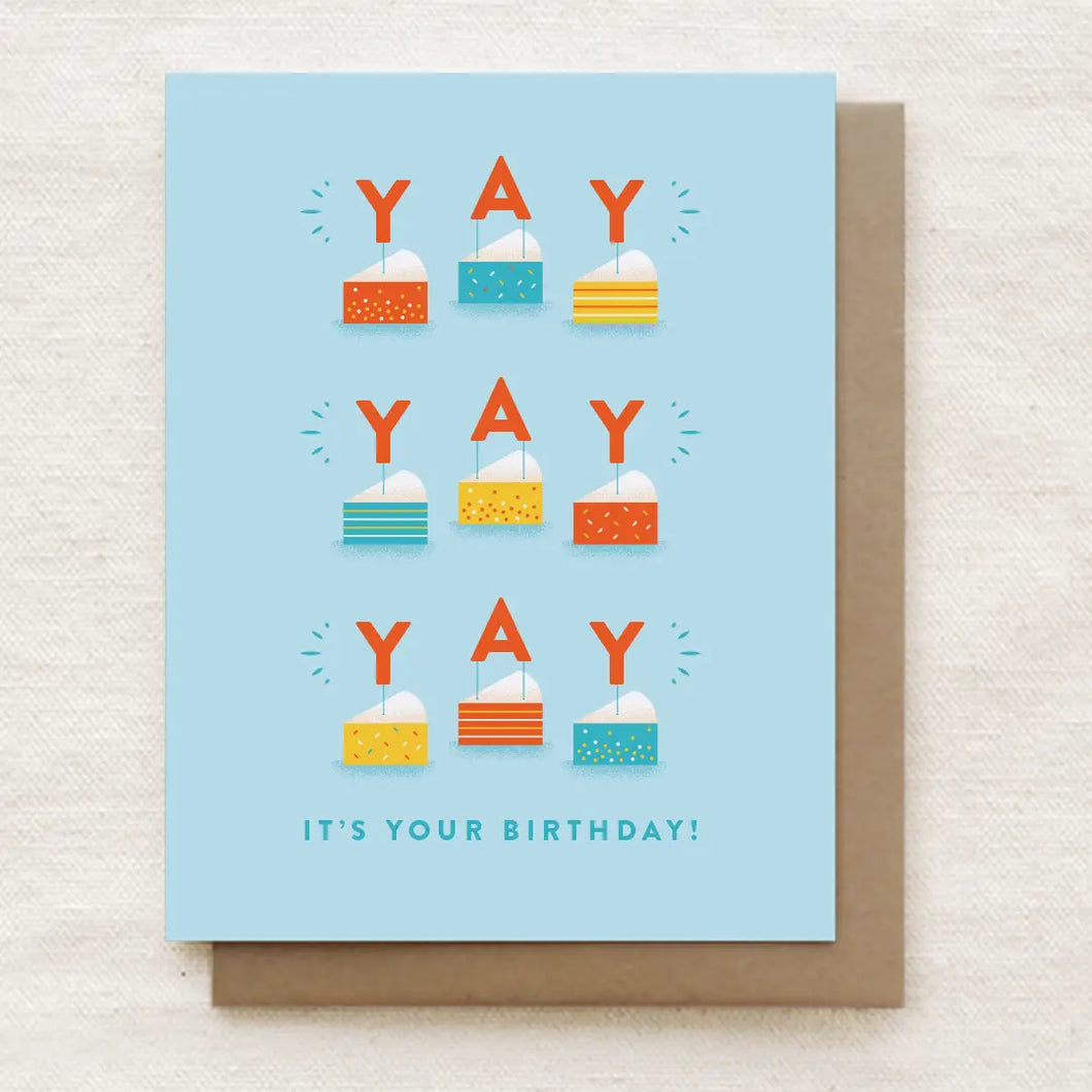 Greeting Card: Yay Birthday