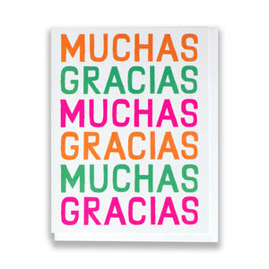 Greeting Card: Muchas Gracias