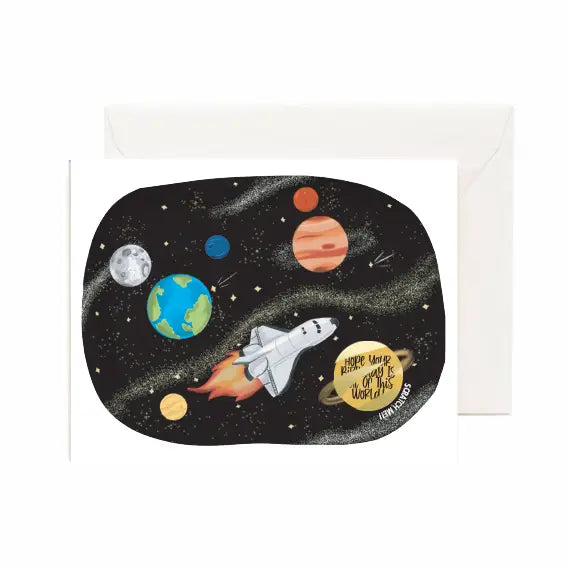 Greeting Card: Out Of This World Birthday!