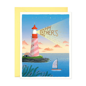 Greeting Card: Father's Day Lighthouse