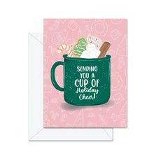 Load image into Gallery viewer, Greeting Card: A Cup of Holiday Cheer!
