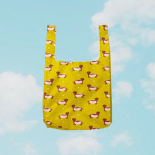 Load image into Gallery viewer, Tote: Weiner Dog Foldable Nylon Tote
