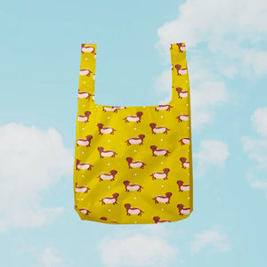 Tote: Weiner Dog Foldable Nylon Tote