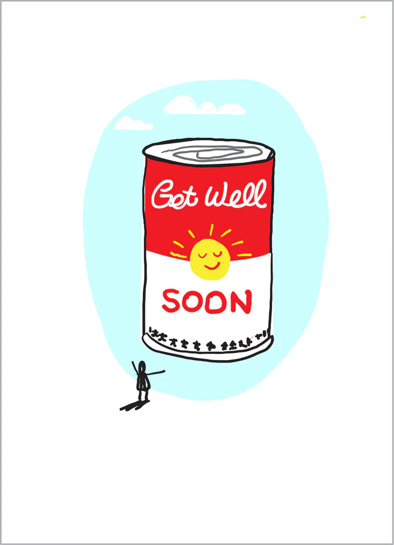 Greeting Card: Get Well Soon Soup