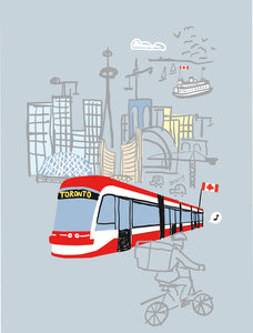 Greeting Card: Toronto Streetcar