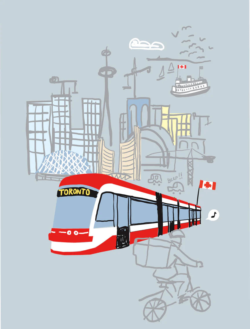 Greeting Card: Toronto Streetcar