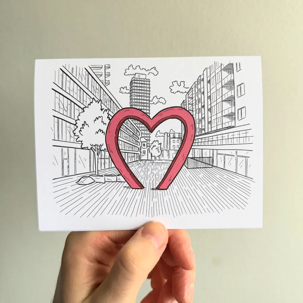 Greeting Card: Distillery District Heart