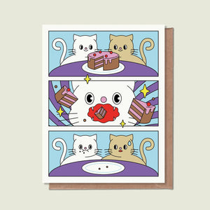 Greeting Card: Poof! The Cake Vortex!