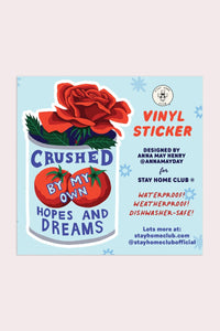 Sticker: Crushed