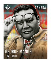 Load image into Gallery viewer, Canadian Postage: 2023 George Manuel - Indigenous Leaders Domestic Stamps
