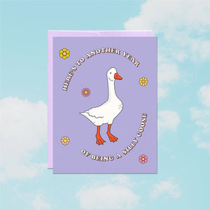 Greeting Card: Silly Goose Birthday