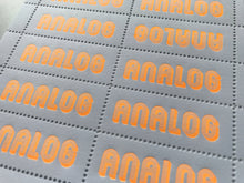 Load image into Gallery viewer, Decorative Stamps: ANALOG (ORANGE)
