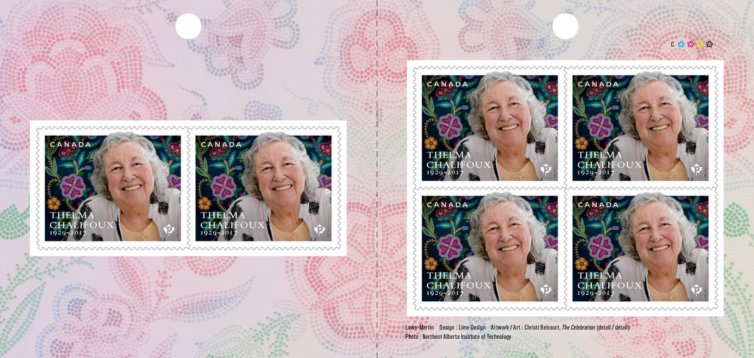Canadian Postage: 2023 Thelma Chalifoux - Indigenous Leaders Domestic Stamps