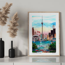 Load image into Gallery viewer, Print: CN Tower Skyline at Sunset
