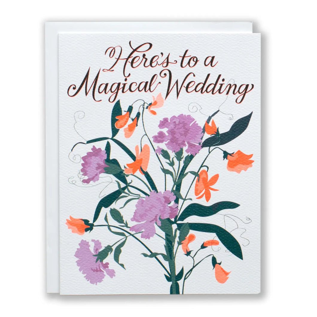 Greeting Card: Magical Wedding (Floral)