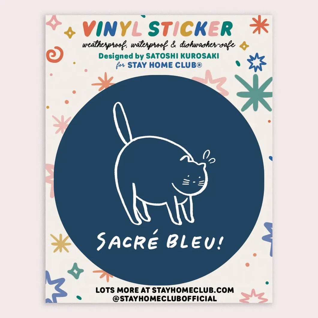 Sticker: SACRE BLEU