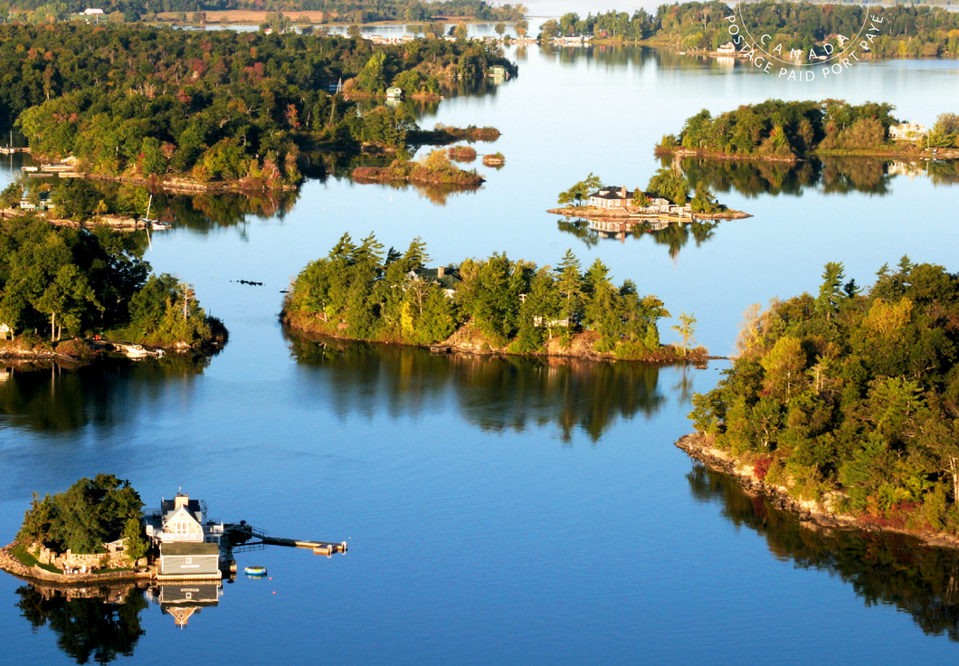 Postcard: Thousand Islands (Postage Paid)