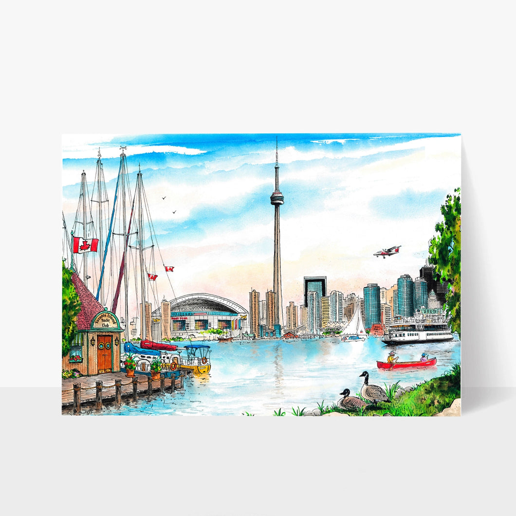 Postcard: Skyline From Toronto Islands