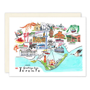 Greeting Card: Greetings From Toronto