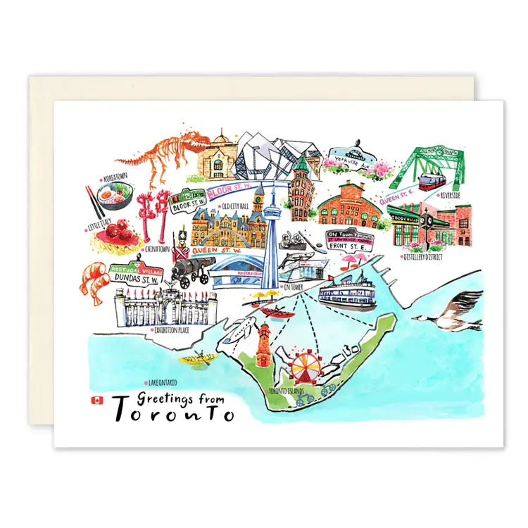 Greeting Card: Greetings From Toronto