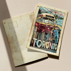 Postcard: Vintage Toronto Streetcar