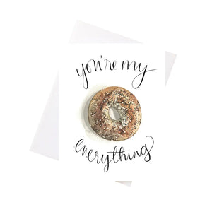 Greeting Card: Everything Bagel