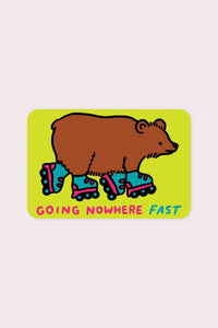 Sticker: Going Nowhere Fast